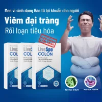 Combo 3 Hộp Bào tử lợi khuẩn LiveSpo Colon dùng cho Viêm Đại Tràng, Tiêu chảy, Táo bón(10 ống)