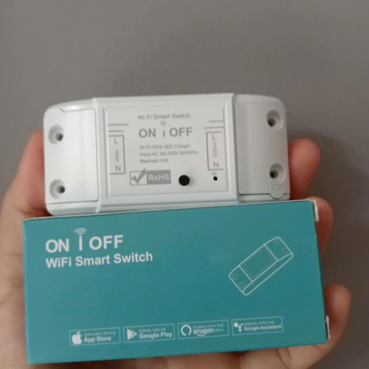 [Có Video HD] Công tắc WiFi SONOFF BASIC mẫu mới 2020 điều khiển mọi thiết bị qua smart phone - Hỗ trợ APP Ewelink Google Assistant