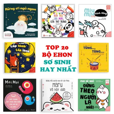 Sách - Bộ Ehon được yêu thích nhất cho bé 0-6 tuổi