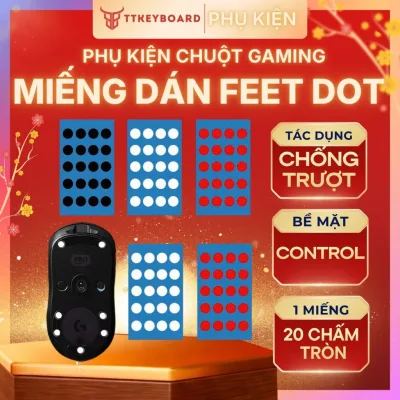 Miếng Dán Feet Dots Chấm Tròn Cho Chuột Gaming | TTKeyboard