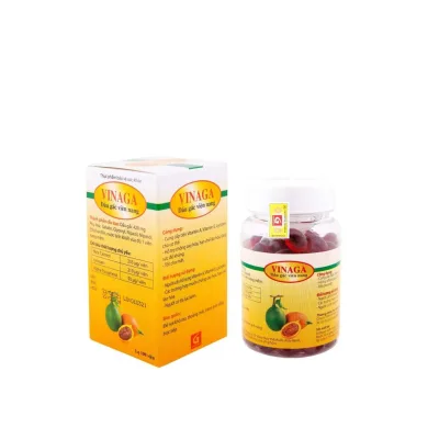 TPBVSK Dầu gấc viên nang Vinaga (lọ 100 viên)