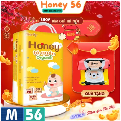 Bỉm quần Honey 56 miếng Organic siêu thấm M56 L56 XL56 3XL56 #honey #tã honey #bỉm honey #bỉm trẻ honey #bonny #merzy