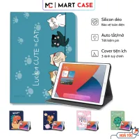 Ốp iPad Silicon Mèo Xanh Chất Đẹp Air 1-2-3-4-5-6-7-8/Gen 5-6-7-8-9-10-11/Pro 11-9.7-10.5 -MART CASE