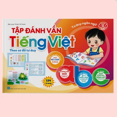 Sách - Tập đánh vần Tiếng Việt 2026 (cho bé 4-6 tuổi) tặng kèm file nghe phát âm và video hướng dẫn đọc