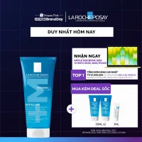 Gel rửa mặt sạch sâu giảm mụn cho da dầu mụn nhạy cảm La Roche-Posay Effaclar Foaming Gel 200ml