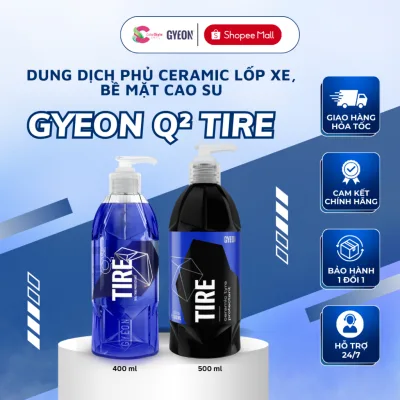 Dung Dịch Bảo Dưỡng Lốp Xe Và Bề Mặt Cao Su Bóng Mờ Tự Nhiên Gyeon Q2M Tire Express 400ml, 500ml, 1000ml, 4000ml