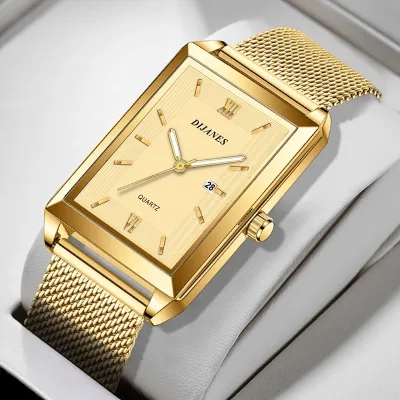 Đồng Hồ Vàng Nữ Thời Trang Thạch Anh Nữ Đồng Hồ Ngoài Trời Thường Ngày Analog Đồng Hồ Đeo Tay Thép Không Gỉ Dây Đeo Đồng Hồ Nữ Đồng Hồ