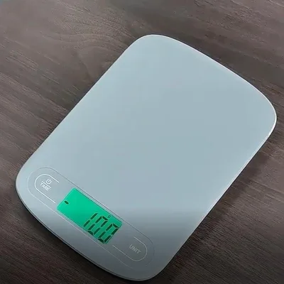 Nhà sản xuất Cân điện tử nhà bếp siêu mỏng ABS Cân nướng gia dụng 5kg Đèn nền LCD Cân nhà bếp kỹ thuật số