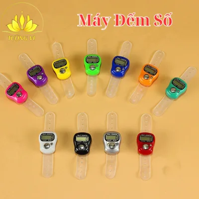 Máy bấm niệm Phật, máy đếm số niệm Phật, máy đếm số lần niệm Phật, máy cơ học, xỏ ngón tay,nhiều màu
