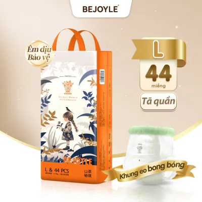 Hanmac Bỉm Bejoyle Tã Dán Tã Quần size S-XXXL 50 miếng Dòng sản phẩm Camellia Essence Eo mềm chất lượng cao Khô siêu mỏ