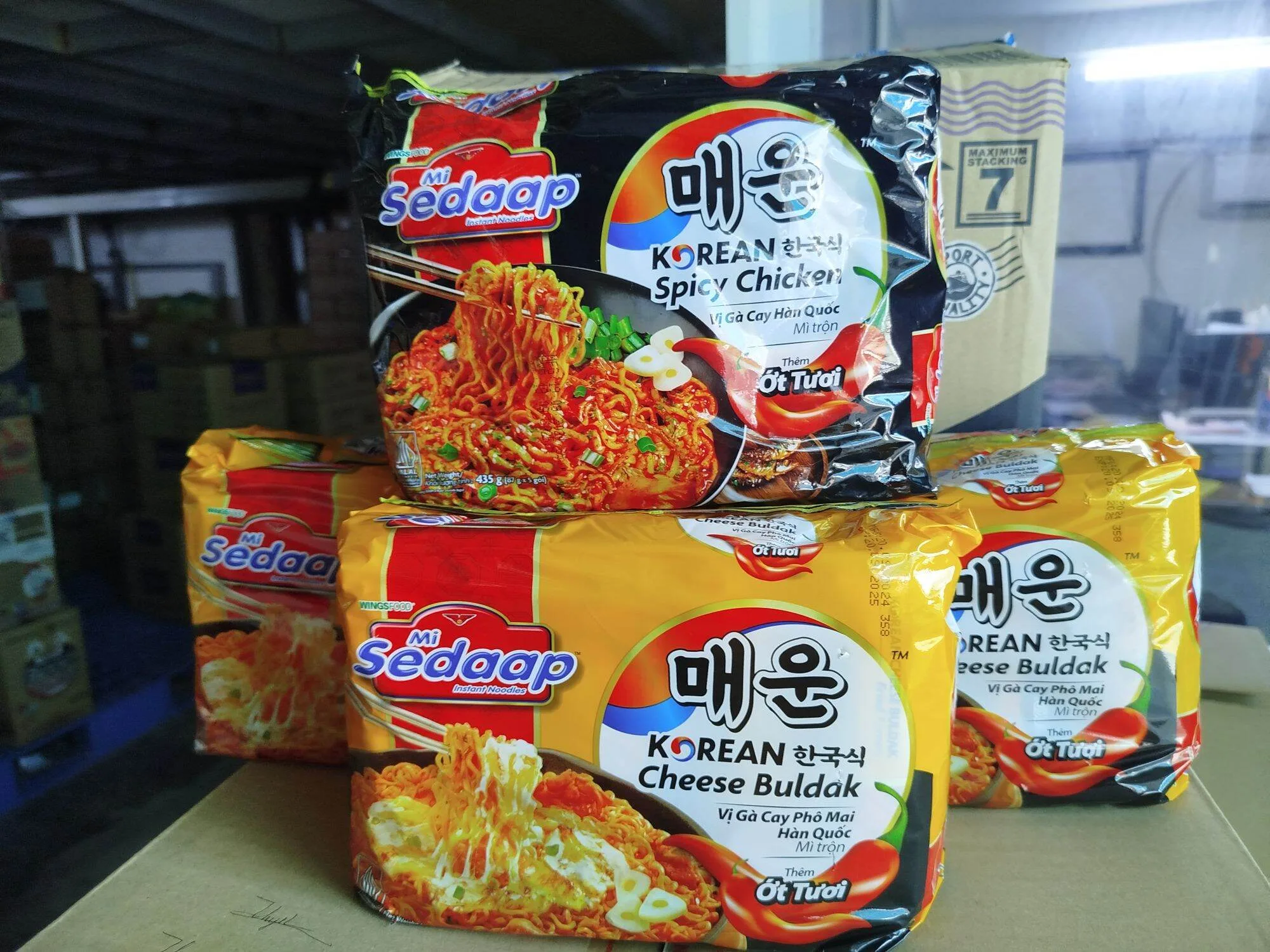 COMBO 5 GÓI Mì Trộn Ăn Liền SEDAAP Đủ Vị Siêu Ngon