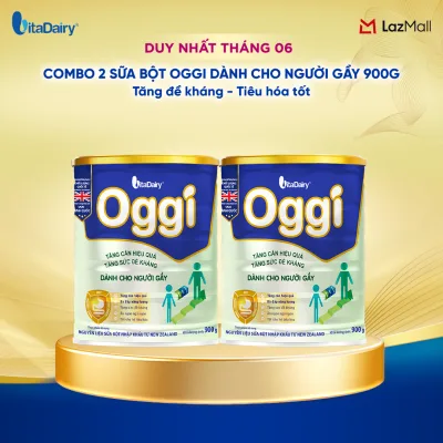 Combo of 2 Oggi Powdered Milk for Skinny People 900g