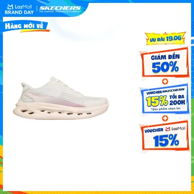 Giày Thể Thao Nữ Skechers Slip-ins Performance Max Cushioning Glide-Step Sapphire - 129404-OFWT Air-Cooled Goga Mat