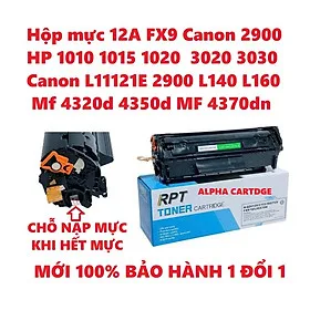Hộp mực 12A Canon 2900 dành cho Canon LBP 2900/3000 HP Laser Jet 1010/1015/1020/3015/3020/3030/3050 HÀNG CHÍNH HÃNG ALPHA CARTRIDGE