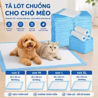 Tã Lót Chuồng Miếng Lót Vệ Sinh Chó Mèo Thấm Hút Siêu Nhanh - Yonapets