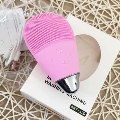 Teardrop shaped facial massager, lifts muscles, cleanses face, tightens pores, beauty care device