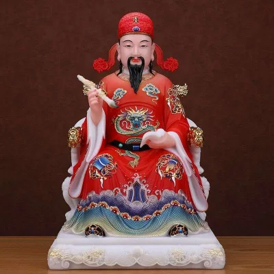 Đức Chúa Tể Xương Tượng cho thờ cúng tại nhà, đồ trang trí bàn học, tượng ngọc trắng Han, sao Văn Xương, danh sách vàng Đồ sưu tầm-Bảo hành 2 năm