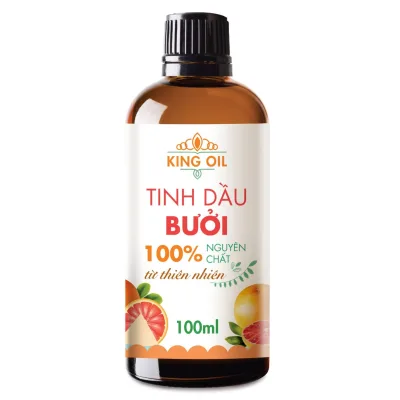 Grapefruit Essential Oil 100ml, Pure Organic from Nature, Nourishes Hair, Cares for Hair, Reduces Hair Loss, Reduces Hair Loss, Stimulates Hair Growth, Helps Make It Shiny and Smooth - Kingoil