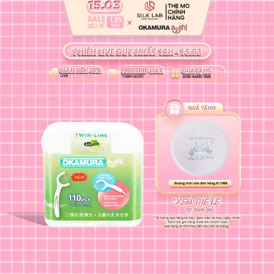 Okamura Asahi Interdental Care Toothpick 110 Pieces – for Daily Personal Hygiene 4166
