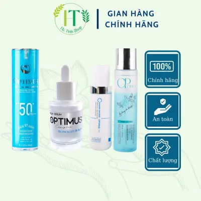 Genuine Thanh Moc Huong Skin Care Cosmetic Set: Sunscreen, Facial Cleanser, Optimus Serum, Makeup Remover