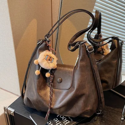 Túi xách nữ đeo chéo túi tote đeo balo phối Khuy sang trọng tặng kèm móc gấu cute Như Store - TXN091