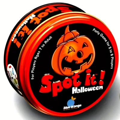 Halloween Hộp Sắt Nhiều Người Chơi Đảng Xếp Hình Thẻ Trò Chơi Gia Đình Cha Mẹ Trẻ Em Chơi Thẻ