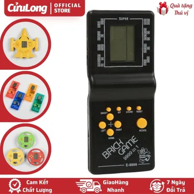 Máy Chơi Game Xếp Gạch Cầm Tay Huyền Thoại Nhạc Game Thập Niên 80 90 Vui Nhộn 4 nút tuổi thơ xếp hình sup nintendo cổ điển