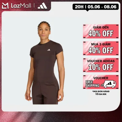 adidas Gym & Training Áo Thun Tập Luyện PrimeLift Essentials Contour Nữ nâu KD0114