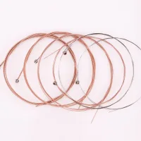 Bộ 6 dây đàn guitar acoustic, dùng cho đàn ghita dây sắt lõi thép bọc đồng giá rẻ, âm vang ấm