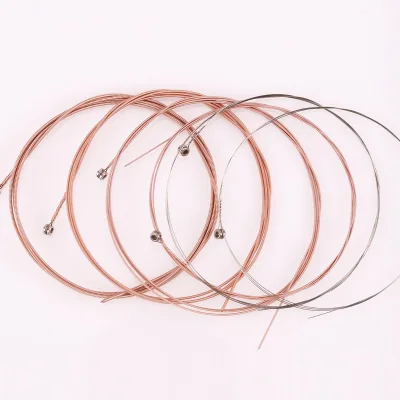 Bộ 6 dây đàn guitar acoustic, dùng cho đàn ghita dây sắt lõi thép bọc đồng giá rẻ, âm vang ấm