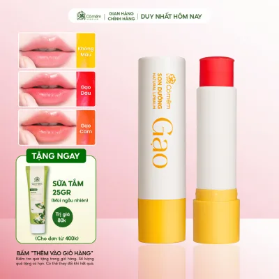 Son Dưỡng Cỏ Mềm Cải Thiện Nứt Nẻ Môi Giảm Thâm Môi Cỏ Mềm 4,5gr
