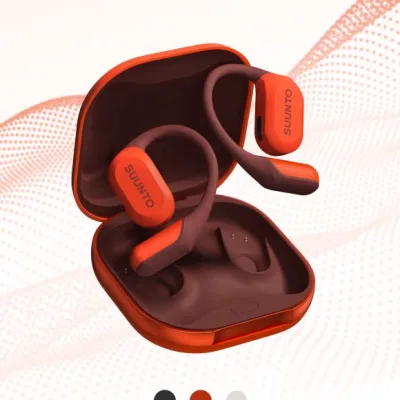 Suunto Spark Open Sound Bluetooth Sports Headphones - Only 10g, 10H Battery, Rain & Sweat Resistant - 2 Year Warranty