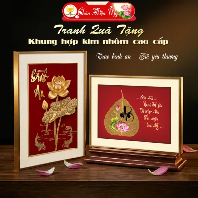 Chanh Thien My High-Quality Mirror-Finished Aluminum Frame Painting, Business Gift, Interior Decoration