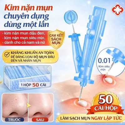 Dụng Cụ Lấy Mụn Đầu Đen Y Tế Dùng Một Lần / Kim Chích Mụn Vô Trùng / Thiết Bị Chăm Sóc Da/Kim trị mụn/Kim lấy mụn đầu đen/Kim trị mụn dùng một lần