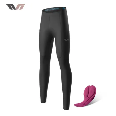 ROCKBROS TVI Women's Autumn/Winter Lightweight Cycling Trousers Breathable and Elastic Bike Pant Cushioning pants Pad For 5-6H long-distance riding Sport Clothing
