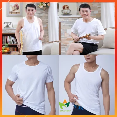 Áo ba lỗ cotton nam Áo lót trung niên Mặc Ở Nhà , Áo 3 lỗ kiểu Bộ Đội Trắng Rẻ Đẹp Mềm Mát LOTNAM17