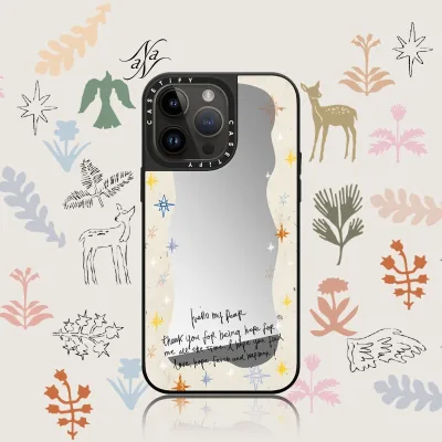 Forest Secretland casetify Gương Vỏ Điện Thoại Cho iPhone16ProMax Ốp Lưng Tương Thích Với IP15Pro Gương Điện Thoại plus Thích Hợp Cho iPhone11 Vỏ Điện Thoại 12Promax 13Promax 14Promax 12 13 14 15 16 Vỏ Điện Thoại
