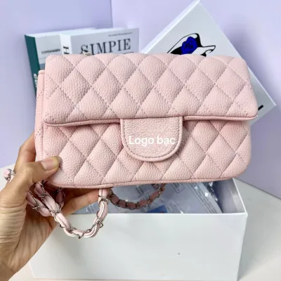 túi xách đeo chéo nữ - FULLBOX -size 22- QC cao cấp. chất liệu da sần nhập khẩu đủ 4 màu.túi xách đi chơi,đi tiệc,đi làm