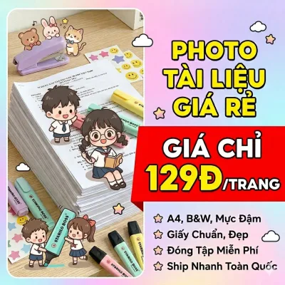 IN TÀI LIỆU HỌC TẬP GIÁ HỌC SINH SINH VIÊN