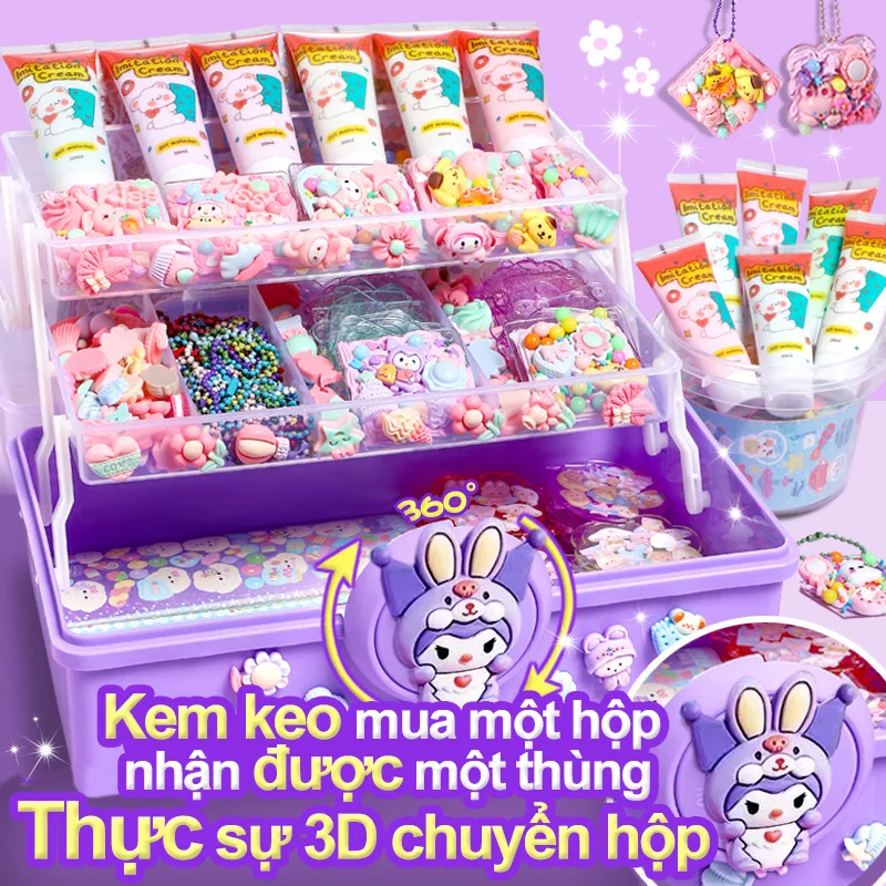 đồ chơi trẻ em, đồ chơi tự làm quà tặng cho Bộ kem keo dán thẻ Goo, đồ chơi trẻ em, đồ chơi tự làm quà tặng cho người th