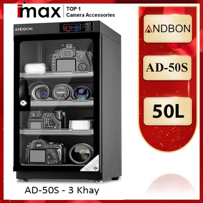 TỦ CHỐNG ẨM MÁY ẢNH, THIẾT BỊ ĐIỆN TỬ, Y TẾ...ANDBON AD-50S