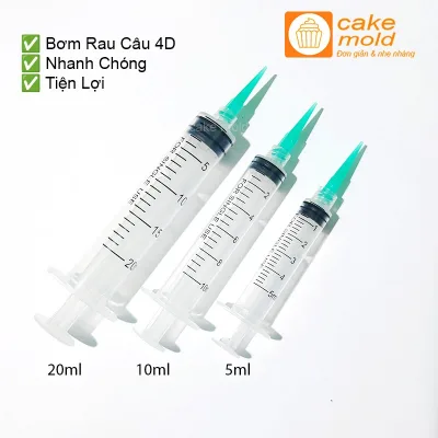 Bơm rau câu 4D ống bơm vẽ thạch rau câu nghệ thuật