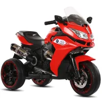 Xe máy mô tô điện 3 bánh BMW NEL GS1200 2 động cơ tải trọng 50KG (Đỏ-Trắng-Xanh)