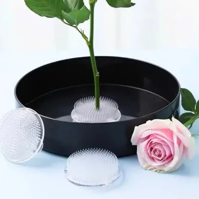 Chông cắm hoa nhựa trong suốt, Chông cắm hoa nghệ thuật - Dụng cụ chông cắm hoa cố định cành