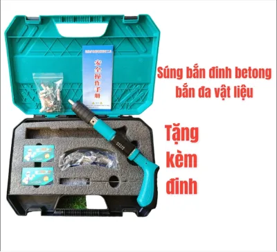 Wireless Concrete Nailing Machine (Accessories Included) Free 50 High Load-Bearing Nails. Construction in All Environments Warranty 12 Months
