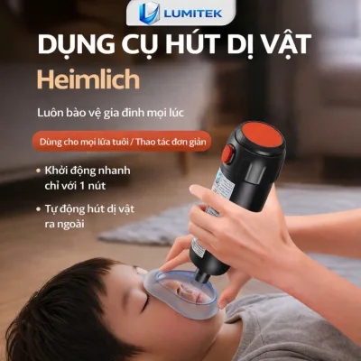 Dụng Cụ Hút Dị Vật Heimlich – Máy Chống Hóc Cho Bé & Người Lớn, Thiết Bị Cấp Cứu Tại Nhà