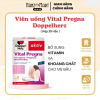 Viên uống vitamin Doppelherz Vital Pregna bổ sung vitamin và khoáng chất cho bà bầu (Hộp 30 viên)