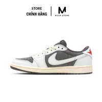 Giày JD1 Low Travis Scott – Reverse Mocha x Sneaker JD1 Thể Thao - Tặng Tất Vớ [Running Shoes]