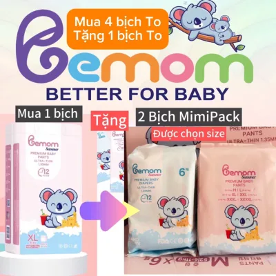 Tã/Bỉm BEMOM,Bỉm bemom Nội Địa Hàn QUỐC đủ size M58/L52/XL48/XXL46, bỉm bemom hàn quốc,bim bemom hàn quốc