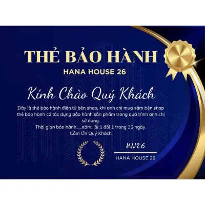 THẺ BẢO HÀNH TỪ SẢN PHẨM KHI MUA HÀNG